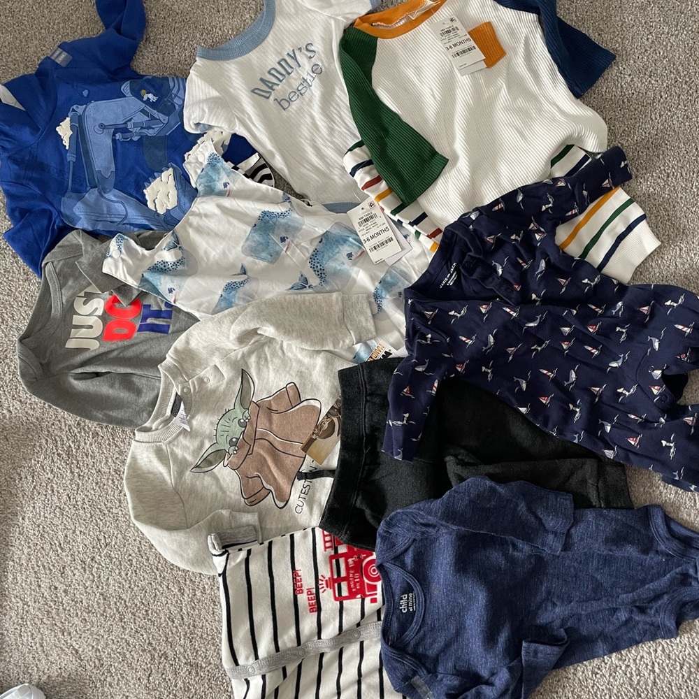 Baby Boys Clothing Bundle 6-9 months